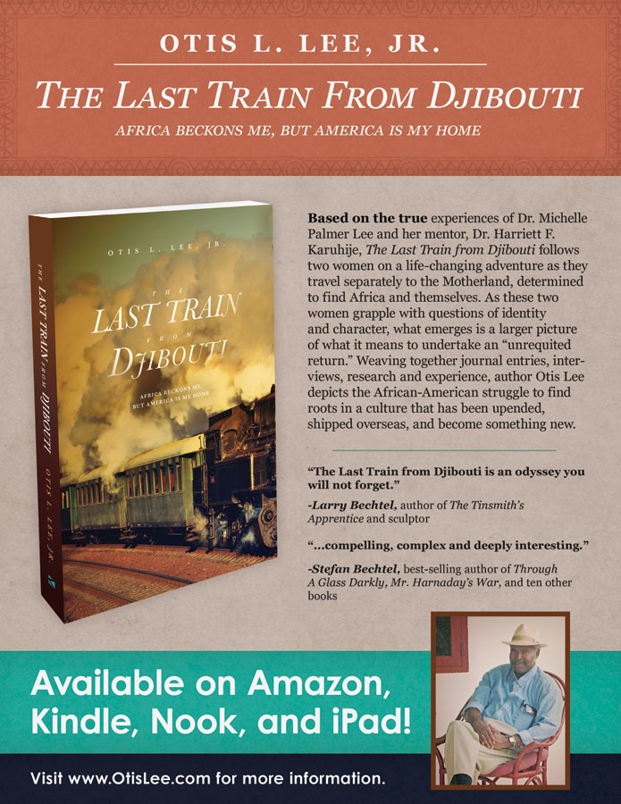 Flyer for The Last Train From Djibouti. Graphic design by Scott DuBar.