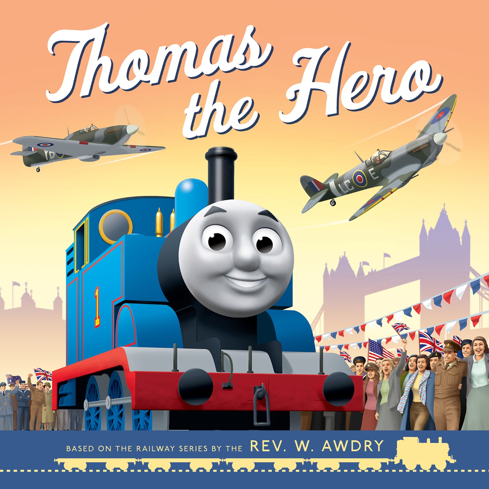 Robin Davies illustration of Thomas the train