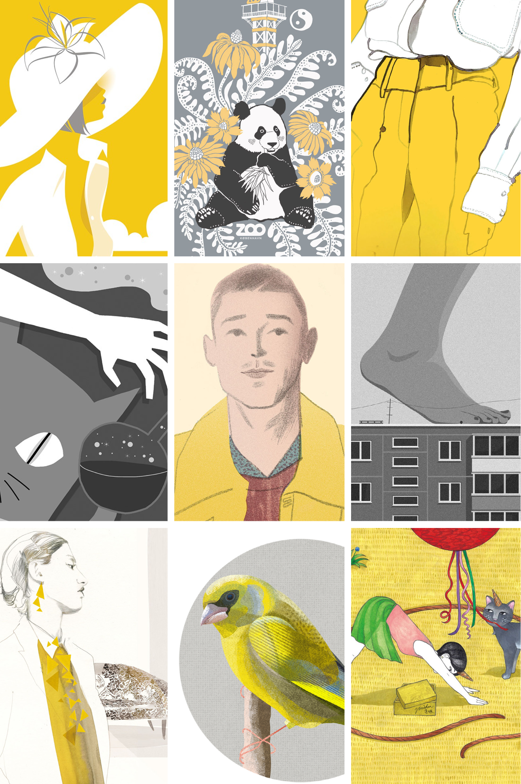 Pantone Colors of 2021: Illuminating and Ultimate Grey, Directory of Illustration