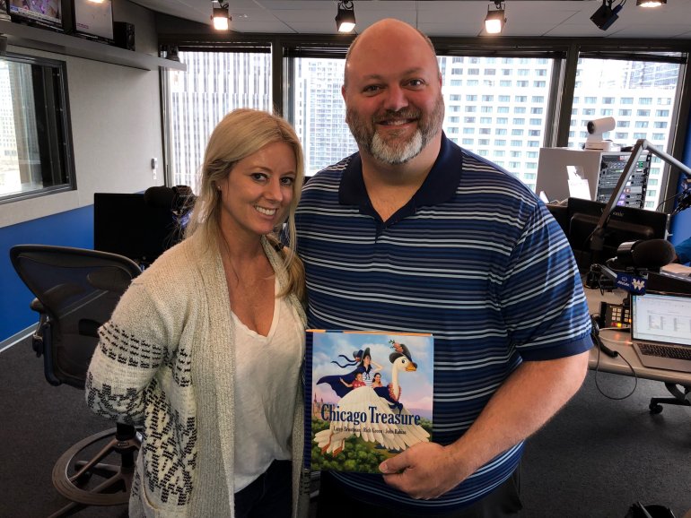 Rich Green Co-Author &amp; Illustrator of Chicago Treasure with Mary Boyle of the Steve Cochran Show.