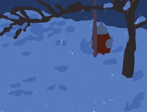 1 hr before the blizzard hits…