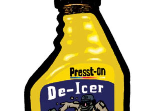 De-Icer Sticker