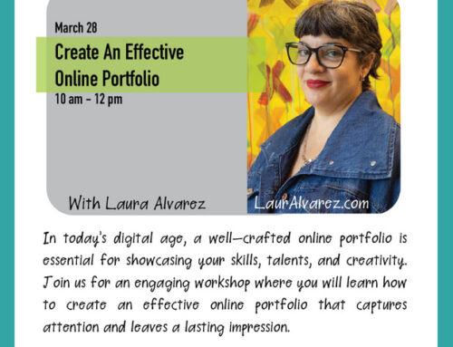 Free Workshop coming up! Create An Effective Online Portfolio