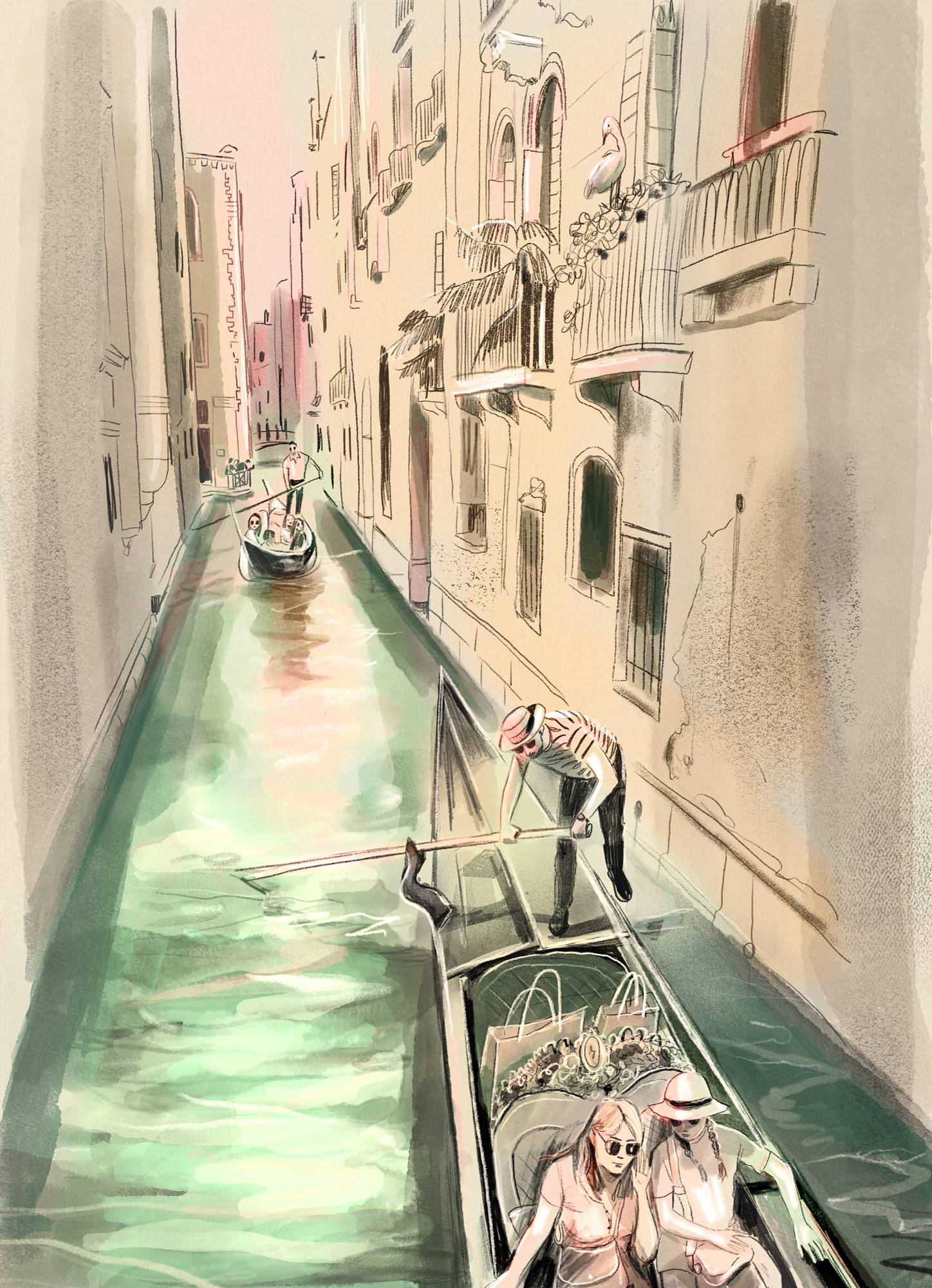 Lunch time in Venice