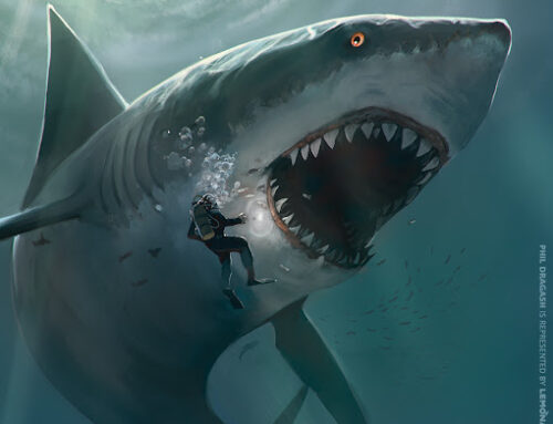 PHIL DELIVERS ILLUSTRATION WITH…