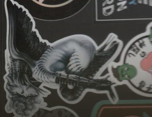 Sketchbooks And The Stickers That Adorn them