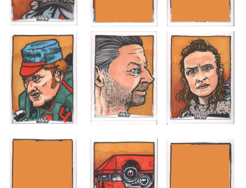 Star Wars Galaxy Chrome Sketch Cards