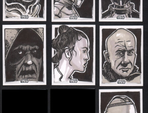 Star Wars Chrome Sketch Cards